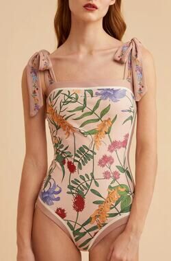 Joanna Reversible Tie-shoulder One Piece Swimsuit XL